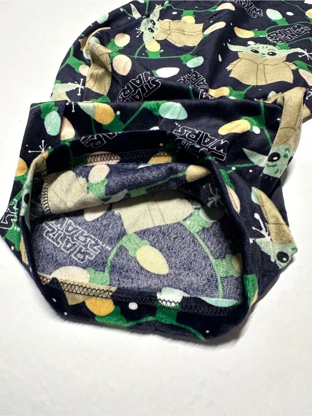 Star Wars Grogu Velour Men’s Pajama Pants Large